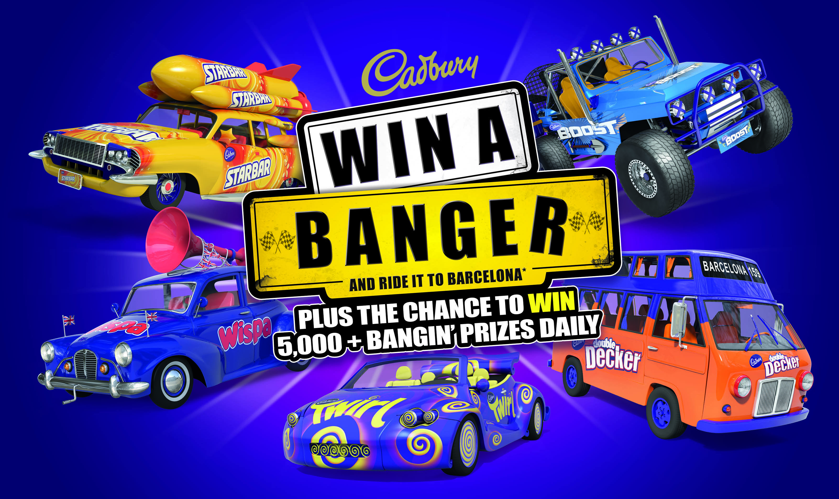 Cadbury Win a Banger Prize Promotion Image | Element