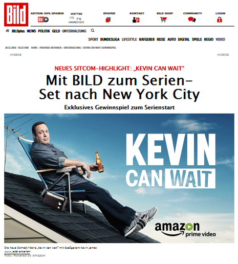 kevin can wait amazon prime